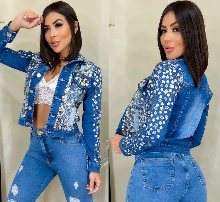 Jaqueta Pedraria cheia