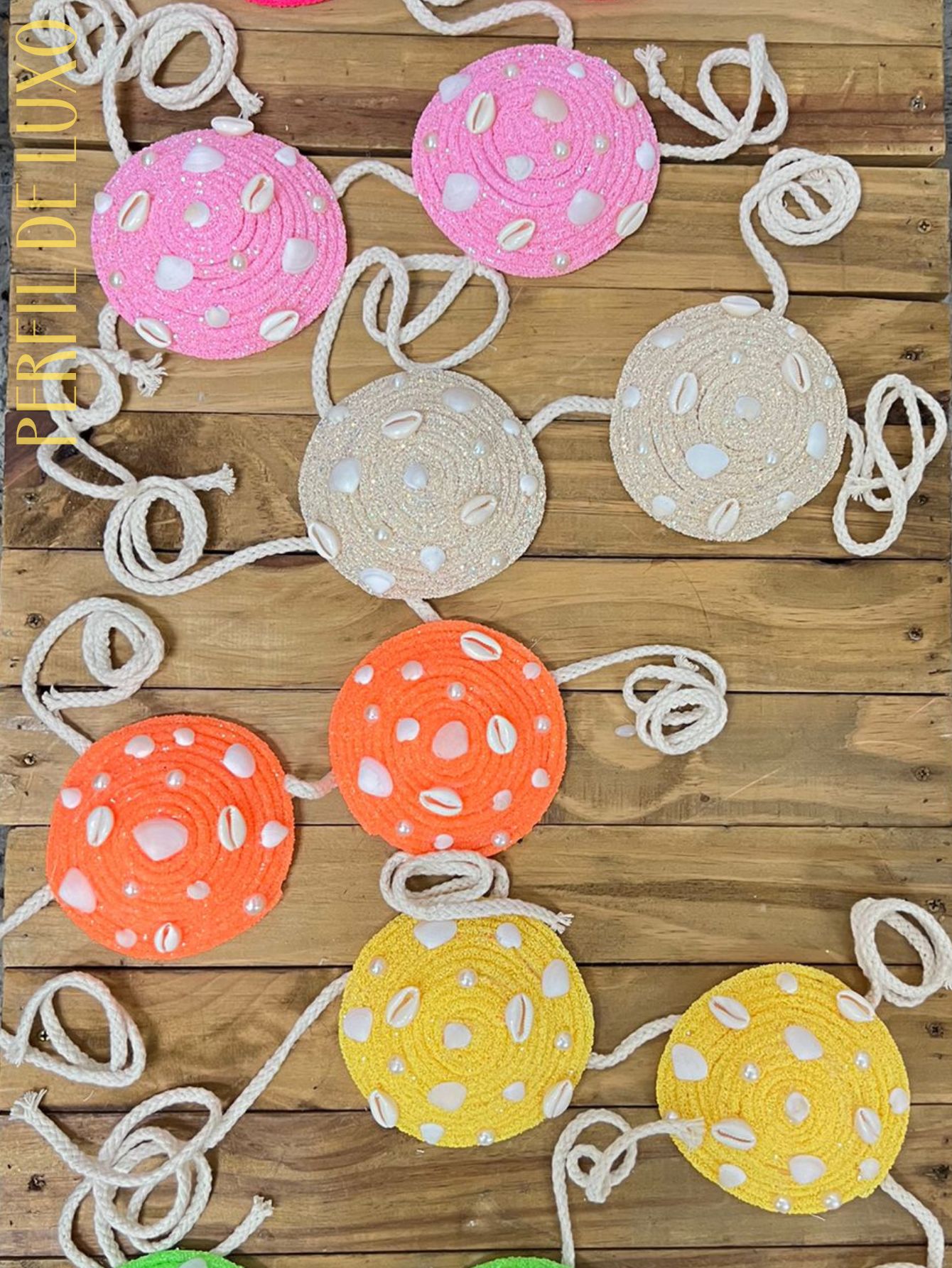 TOP COQUEIRO E BUZIOS  SUPER FOFO MODA PRAIA