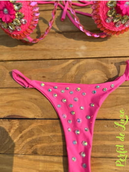 BIQUINI DE ARO E PEDRARIAS 