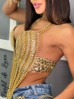 Cropped Mega Gold