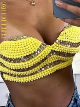 TOP DE CARNAVAL EXCLUSIVOS CORES VARIADAS 