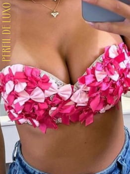 TOP DE CARNAVAL EXCLUSIVOS CORES VARIADAS 